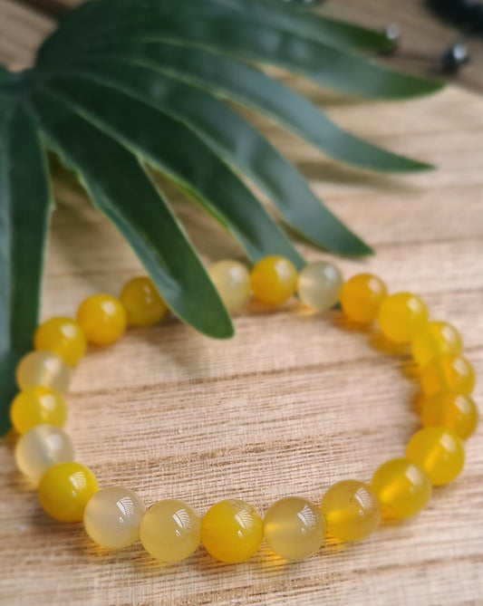 Ray of Sunshine Honey Calcite Bracelet - 8mm