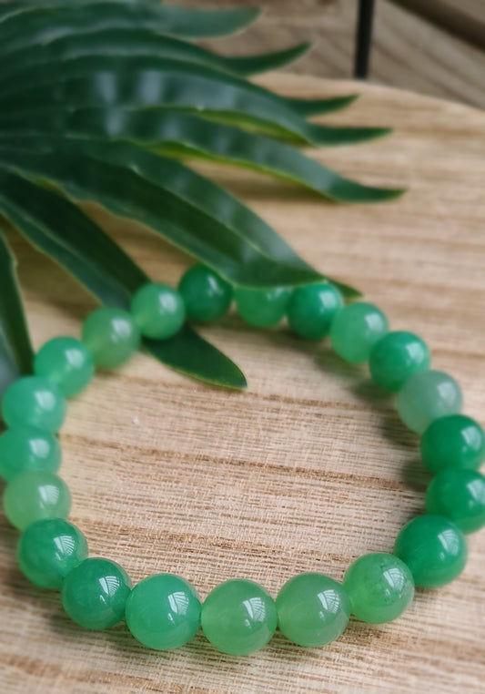 Prosperity Attraction Green Adventurine Bracelet - 10 mm