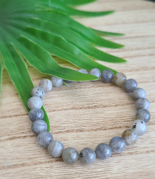 Revitalized Spirit Labadorite Bracelet - 8 mm